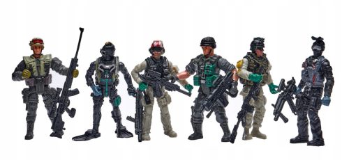 Figurice SWAT vojakov 6 kosov Armija Premične figure Counter Strike
