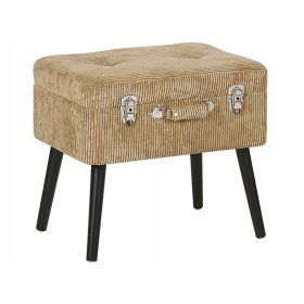 Eleganten blazinec v bež barvi s shranjevalnim prostorom