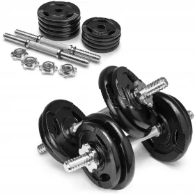 Hantle iz litega železa 20 kg 2x10 kg 2x Hantla Set
