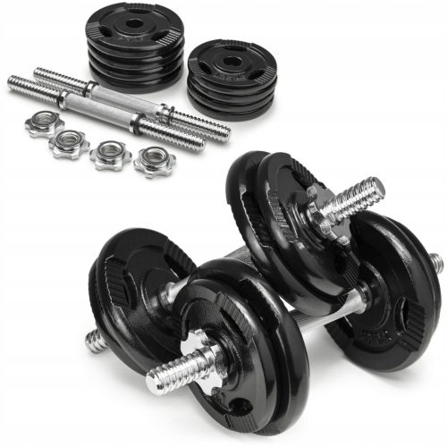 Hantle iz litega železa 20 kg 2x10 kg 2x Hantla Set