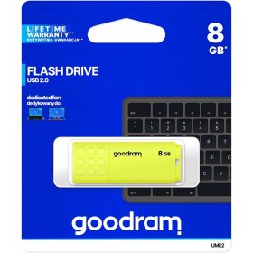 USB ključek GOODRAM UME2 8 GB USB 2.0 rumen