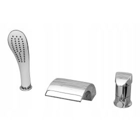 Enoročna armatura za kad Sannit SILVER krom