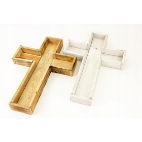 DREVENI KRIŽ ZA USTVARJANJE NA GROBU - VELIK