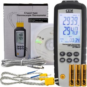   PODVOJNI SNEMALNIK TEMPERATURE ZA VISOKO IN NIZKO TEMPERATURO