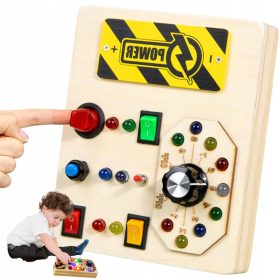    RUKOVALNA PLOŠČA LESENA SENZORIČNA PLOŠČA LED KRMILNO STIKALO