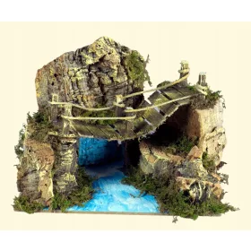 udovit most za okrasitev božične jaslice - 20 x 14 x 10 cm