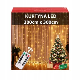   LED ZAVESA ZA DEKORACIJO 3X3M USB GIRLANDA S PILOTOM

LED zavesa za dekoracijo v velikosti 3x3m je popolna izbira za ustvarjanje prazničnega vzdušja v vašem domu ali vrtu. S to čudovito girlando boste