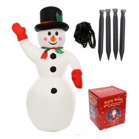   DMUCHANY SNEŽAKI 2,4 M S LED OSVETLJENIMI LUČMI ZA BOŽIČNO DREVO