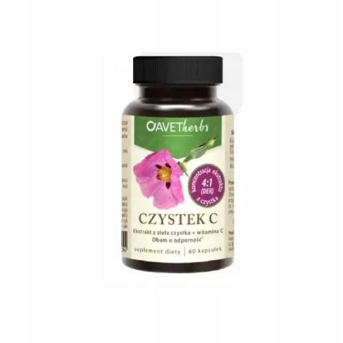 Avet Herbs Czystek C IMUNITETA VITAMIN C 60 kapsul