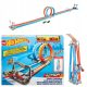 HOT WHEELS Avtomobilska steza z dvojno zanko 4 metri + 2 avtomobila GFH85