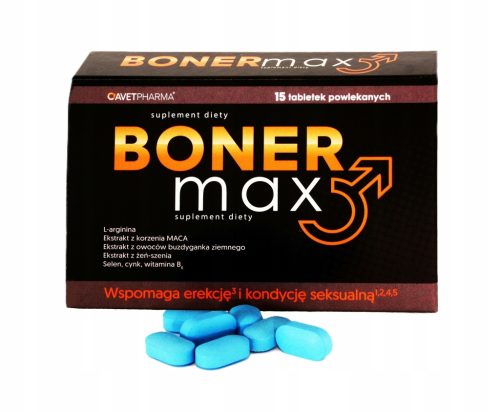 Boner Max: Tablete za močnejšo erekcijo in izboljšano spolno zmogljivost