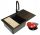 Granitno korito Pyramis Sparta Plus Lux Black Edition s črno baterijo gratis