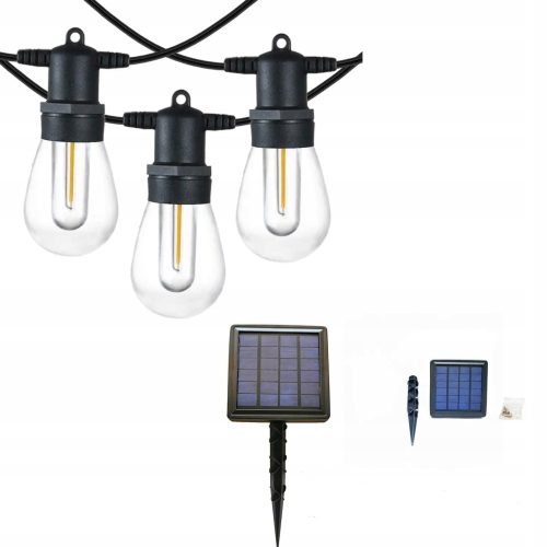 CELINO LIGHTING Solarna Girlanda 760 cm z 12 LED Žarnicami S14