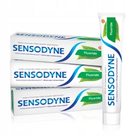   Senzitivna zobna pasta Sensodyne Fluoride za občutljive zobe 75 ml x3
