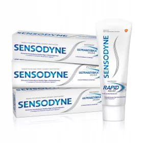   Senzitivna belilna pasta Sensodyne Rapid Relief za občutljive zobe 75 ml x3