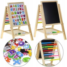 Magnetna tabla za otroke Nobo Kids s kredo 28 x 62 cm
