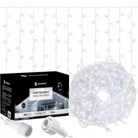 Springos LED svetlobna zavesa icicle 300 LED luči