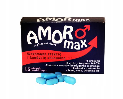 Amor Max: Naravna podpora za močno erekcijo in seksualno zmogljivost
