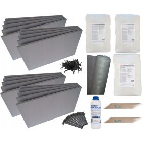 Kaminski izolacijski set Skamol z 14 ploščami