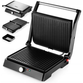    ELEKTRIČNI ŽAR PANINI PEKAČ SENDVIČEV OPEKAJ KERCH PUR 2700W