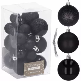   rna Božična Dekoracija Set Kroglic Springos CA0130 4 cm 25 kosov
