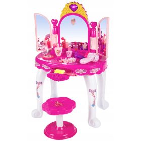 Luksuzna Otroška Toaletna Miza s Taboretom in Dodatki