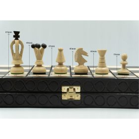    Lesene šahovske garniture Izrezljane šolske šahovske garniture