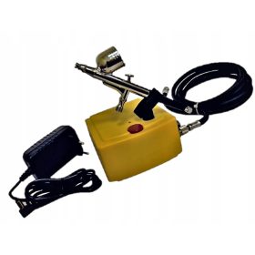   KOMPRESORSKI SET Z AEROGRAFOM TG-130 ZA MODELRANJE IN DEKORATIVNO BARVANJE GRAFIK