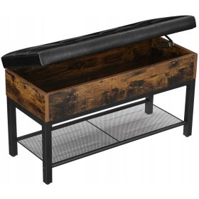   Zanzara Rustikalna Omara za Čevlje s Sedežem 70,1 x 45,2 x 30,1 cm - Eleganca in Praktičnost