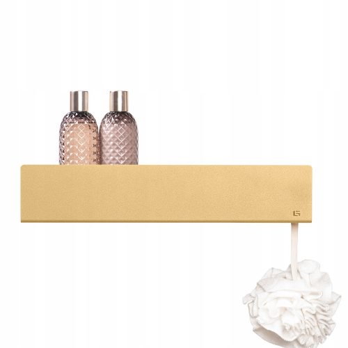Regal za prho ISLA v zlati barvi 40 cm LOFT