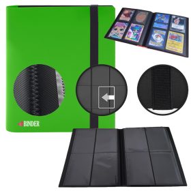   Klaser za shranjevanje kartic Safe Cards Storage 4 Pocket Zeleni Album, 160 kartic