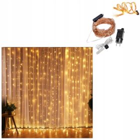   Lučke za Božično Drevo "Sijajna Zavesa" z 300 LED Lučkami za Popolno Dekoracijo