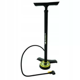   Tlačna črpalka Michelin Steel Foot Pump With Pressure Gauge 801638 črna