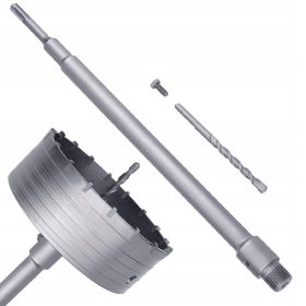 Vrtalna krona za beton 120 mm SDS PLUS + Podaljšek 450 mm