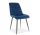 Elegantni Stol Chic Velvet v mornarsko modri barvi