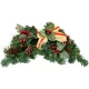 BOŽIČNA GIRLANDA Z OKRASKI ZLATE BARVE, 45 cm