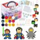 Likalne perle KOMPLET XL 6000el Patterns Templates Super Hero