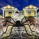 VELIKI NOČNI ČAROVNIŠKI PAUK Z OKRASKI IZ PAJKOVE MREŽE ZA ZUNANJE DVORIŠČE