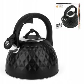 Tradicionalni indukcijski čajnik Tadar Festo 3L črna