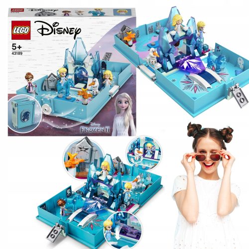 LEGO DISNEY KNJIGA Z DOGODIVŠČINAMI ELZE IN NOKKE OLAFOM NA KAJAKU