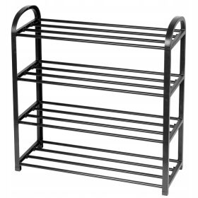 Brunbeste elegantna omara za čevlje 65 x 52 x 26 cm črna