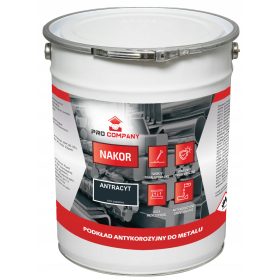   NAKOR Profesionalni hitrosušeči protikorozijski premaz 10l ANTRACIT 7016