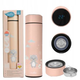   Nuvita Slovenija Termovka z LED termometrom Šampanjec 500 ml