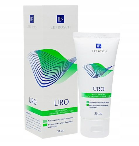 Krema Lefrosch URO proti pretiranemu potenju stopal 30 ml