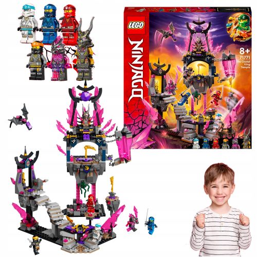 LEGO NINJA TEMPELJ KRISTALNEGA KRALJA UKRADENA OROŽJA STONE GUARDIAN