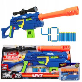   Slovenian Name: Ultra-Tek Snajperka Buzz Bee Toys Air Warriors + NERF N-Strike A0351 komplet

SEO-Optimized Description:
Ultra-Tek Snajperka Buzz Bee Toys Air Warriors je popolna izbira za vse male na
