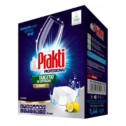 DR PRAKTI Profesionalne Ultimate tablete za pomivalni stroj, 90 kos