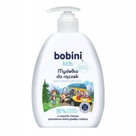   BOBINI KIDS Antibakterijsko milo za roke z vonjem manga 300ml