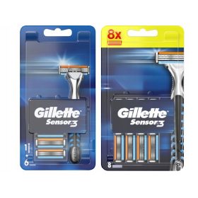  GILLETTE SENSOR3 brivnik za kartuše za britvice 1 kos.