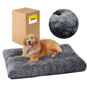  Dogguru pasja blazina odtenki sive 120 cm x 70 cm